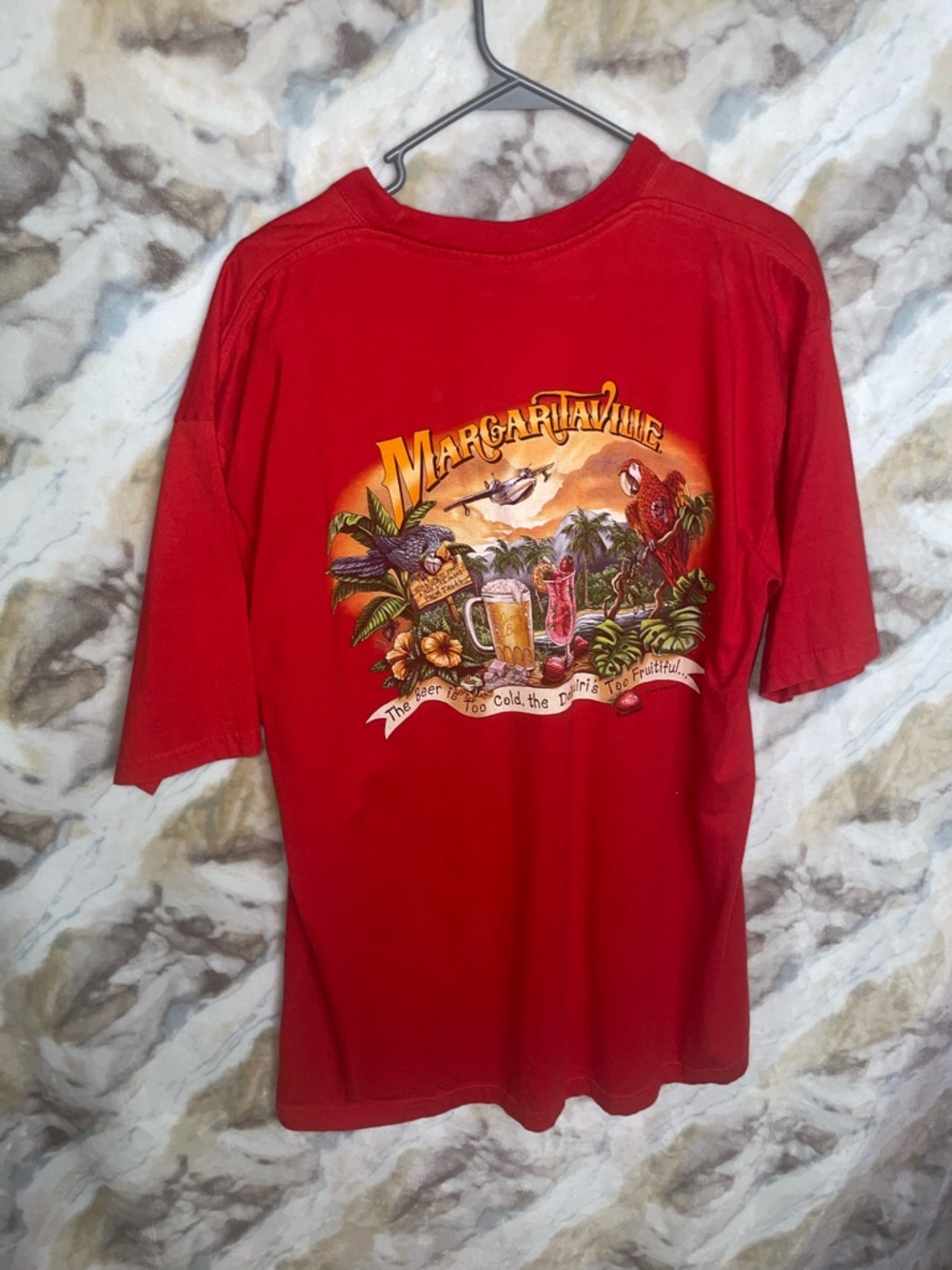 Vintage2003 Margaritaville Jamaica Red Graphic Tee